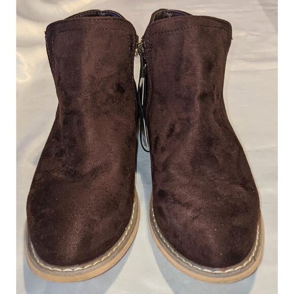 Seven 7 Women’s Cisco Kid Ankle Booties Chocolate Brown Vegan Leather Size 8 NWT - Picture 6 of 9